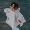 Regenponcho - Chevron cream